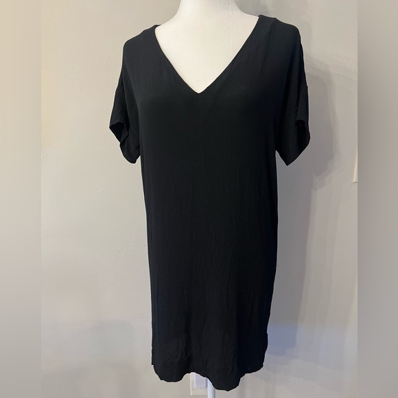 Madewell Novel Shift Dress Black XXS EUC - Picture 3 of 6